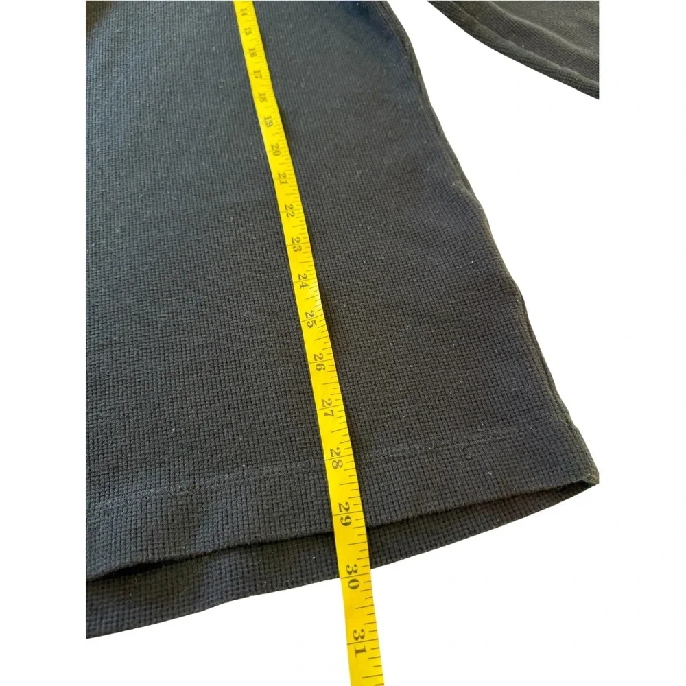 Banana Republic Black Solid Dexter Henley, L